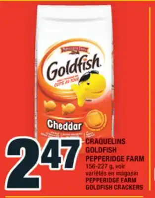 Super C CRAQUELINS GOLDFISH PEPPERIDGE FARM | PEPPERIDGE FARM GOLDFISH CRACKERS offer