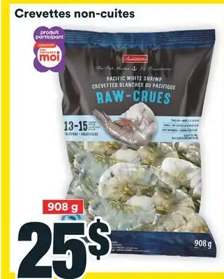 Super C CREVETTES NON-CUITES offer