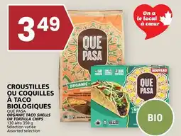 Rachelle-Bery Grocery QUE PASA ORGANIC TACO SHELLS OR TORTILLA CHIPS offer