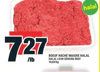 Super C BOEUF HACHÉ MAIGRE HALAL | HALAL LEAN GROUND BEEF offer