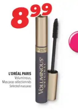 Familiprix L'ORÉAL PARIS, Voluminous, Mascaras Selected mascaras offer