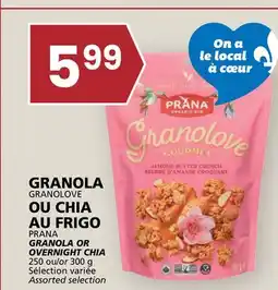 Rachelle-Bery Grocery PRANA GRANOLA OR OVERNIGHT CHIA offer