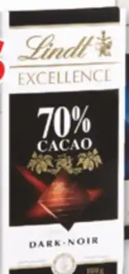 Familiprix LINDT, Excellence, Chocolat offer