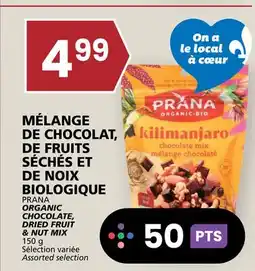 Rachelle-Bery Grocery PRANA ORGANIC CHOCOLATE DRIED FRUIT & NUT MIX offer