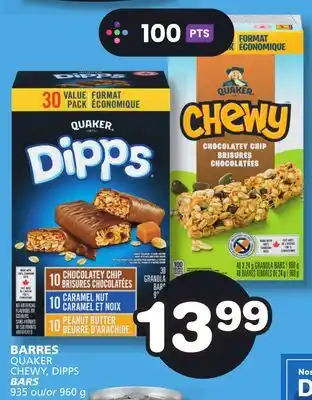 Marches Tradition QUAKER CHEWY, DIPPS BARS offer