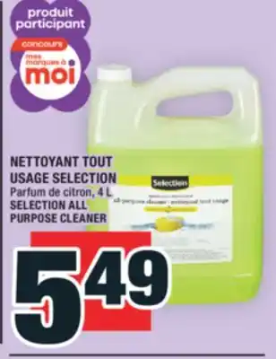 Super C NETTOYANT TOUT USAGE SELECTION | SELECTION ALL PURPOSE CLEANER offer