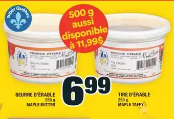 Super C BEURRE D'ÉRABLE | MAPLE BUTTER offer