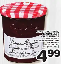 Marches Tradition BONNE MAMAN JAM, JELLY, MARMALADE OR SPREAD offer