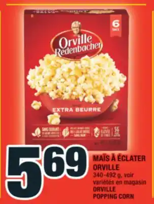 Super C MAÏS À ÉCLATER ORVILLE | ORVILLE POPPING CORN offer