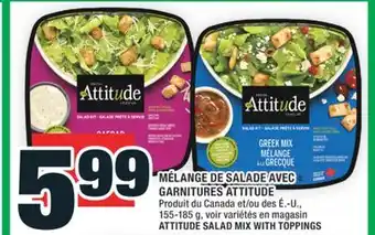 Super C MÉLANGE DE SALADE AVEC GARNITURES ATTITUDE | ATTITUDE SALAD MIX WITH TOPPINGS offer