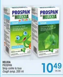 Uniprix HELIXIA PROSPAN Sirop contre la toux/Cough syrup offer