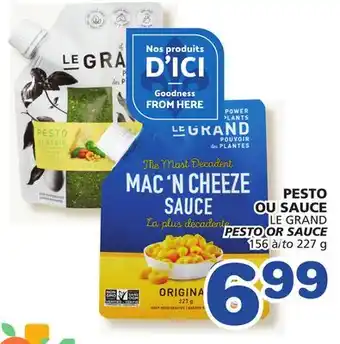 Marches Tradition LE GRAND PESTO OR SAUCE offer