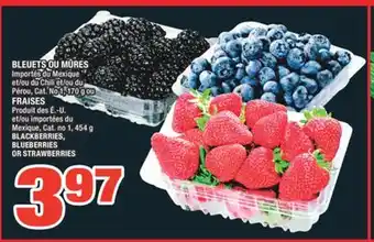 Super C BLEUETS OU MÛRES | BLUEBERRIES OR STRAWBERRIES offer