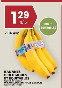 Rachelle-Bery Grocery ORGANIC AND FAIR TRADE BANANAS offer