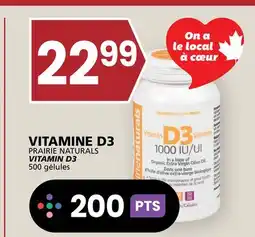 Rachelle-Bery Grocery PRAIRIE NATURALS VITAMIN D3 offer