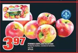 Super C POMMES CORTLAND, McINTOSH | APPLES offer