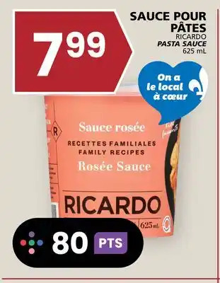 Rachelle-Bery Grocery RICARDO PASTA SAUCE offer