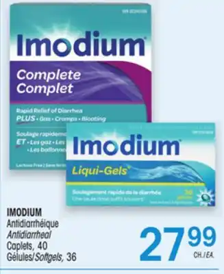 Uniprix IMODIUM Antidiarrhéique/ Antidiarrheal offer