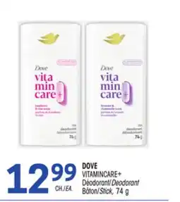 Uniprix DOVE VITAMINCARE+ Déodorant/Deodorant, Bâton/Stick offer