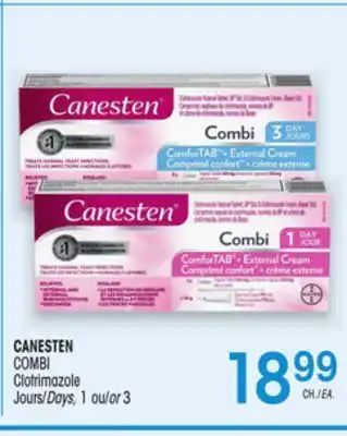 Uniprix CANESTEN COMBI Clotrimazole Jours/Days offer