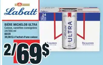 Super C BIÈRE MICHELOB ULTRA | BEER offer