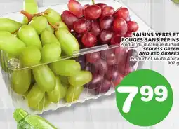 Marches Tradition SEDLESS GREEN AND RED GRAPES offer