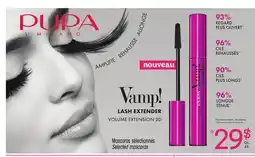 Uniprix PUPA Mascaras sélectionnés /Selected mascaras offer