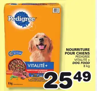 Marches Tradition PEDIGREE VITALITÉ +DOG FOOD offer