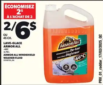 Provigo LAVE-GLACE ARMOR ALL, 3,78 L offer