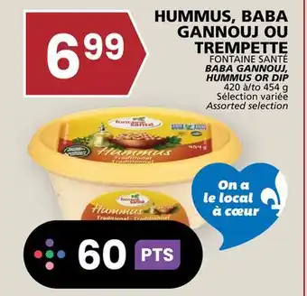 Rachelle-Bery Grocery FONTAINE SANTÉ BABA GANNOUJ, HUMMUS OR DIP offer