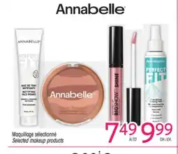 Uniprix ANNABELLE Maquillage sélectionné/ Selected makeup products offer