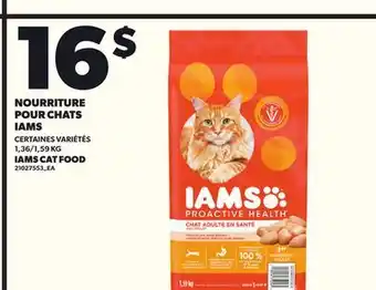 Provigo NOURRITURE POUR CHATS IAMS 1,36/1,59 KG offer