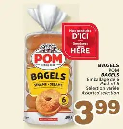 Marches Tradition POM BAGELS offer