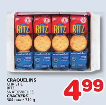 Marches Tradition CRAQUELINS CHRISTIE RITZ SNACKWICHES CRACKERS 304 or 312 g offer