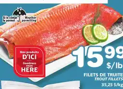 Marches Tradition TROUT FILLETS offer