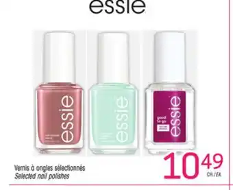 Uniprix ESSIE Vernis à ongles sélectionnés/Selected nail polishes offer