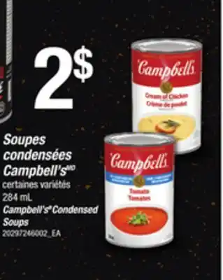 Provigo SOUPES CONDENSÉES CAMPBELL'S, 284 ML offer