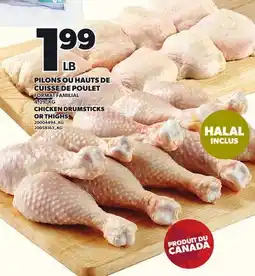 Provigo PILONS OU HAUTS DE CUISSE DE POULET offer