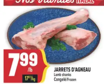 Marché Adonis JARRETS D'AGNEAU | LAMB SHANKS offer