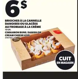 Provigo BRIOCHES À LA CANNELLE DANOISES OU GLACÉES AU FROMAGE À LA CRÈME, 10 UN offer