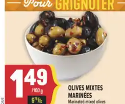 Marché Adonis OLIVES MIXTES MARINÉES/MARINATED MIXED OLIVES offer