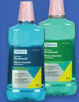 Uniprix OPTION+ Rince-bouches sélectionnés/ Selected mouthwashes offer