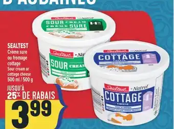 Marché Adonis SEALTEST Crème sure ou fromage cottage/Sour cream or cottage cheese offer