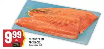 Marché Adonis FILET DE TRUITE ARC-EN-CIEL | Rainbow trout fillet offer