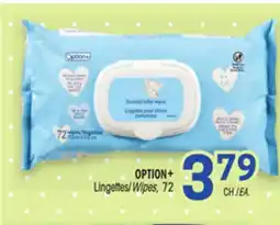 Uniprix OPTION+ Lingettes/Wipes offer