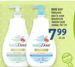 Uniprix DOVE BABY Nettoyants pour le corps sélectionnés/Selected body washes offer