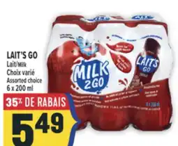 Marché Adonis LAIT'S GO LAIT | MILK offer