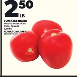 Provigo TOMATES ROMA offer