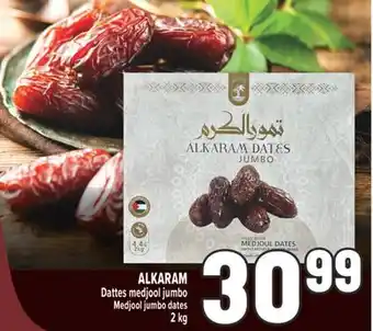 Marché Adonis ALKARAM DATTES MEDJOOL JUMBO | MEDJOOL JUMBO DATES offer