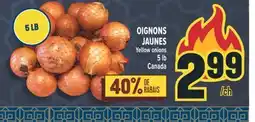 Marché Adonis OIGNONS JAUNES | YELLOW ONIONS offer